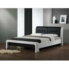 Bed CASSANDRA 120, BLACK AND WHITE